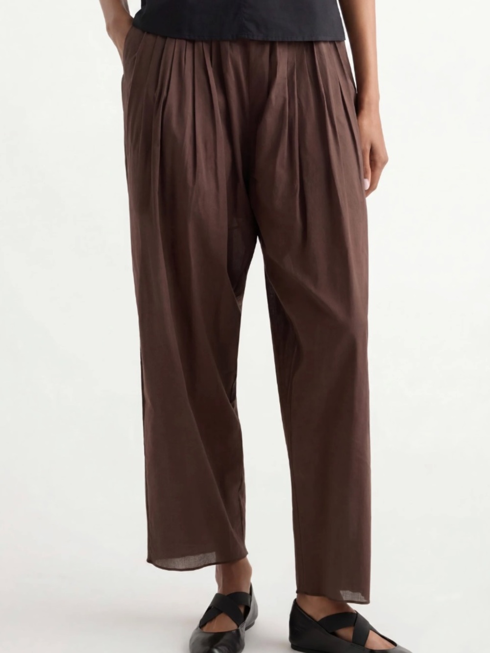 Modern Citizen Garima Shirred Organic Cotton Pant - size S